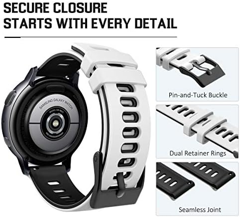Каишка за часовник MoKo, който е Съвместим с Garmin Forerunner 245/Forerunner 645/Samsung Galaxy Watch 3 41