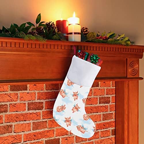 Забавни Прасенца, Играят и Веселие Коледни Чорапи, Коледни Чорапи Чанта Домашния Семеен Коледен Декор