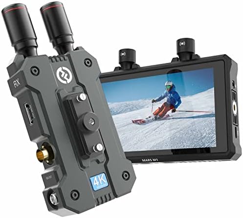 Hollyland Mars M1 5,5 Фотоапарат Поле Монитор 4K, HDMI SDI Комплект за Безжичен Пренос на видео с приемник