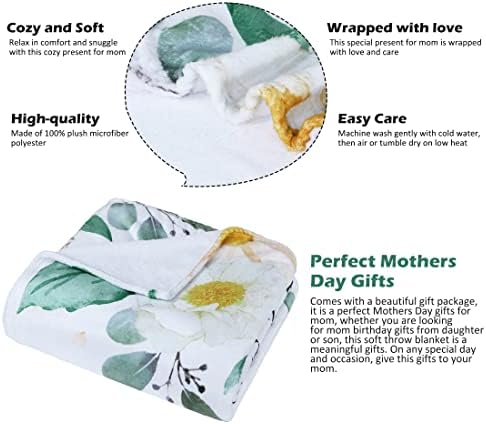 Американски Тенденции Подаръци за мама, Подарочное Одеяло за рожден Ден на майка от Дъщеря си или Сина си, Аз Те обичам,