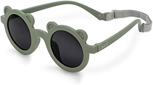 JAN & JUL Детски Гъвкави поляризирани слънчеви очила с каишка на UV-400 за деца с каишка за Момичета и момчета
