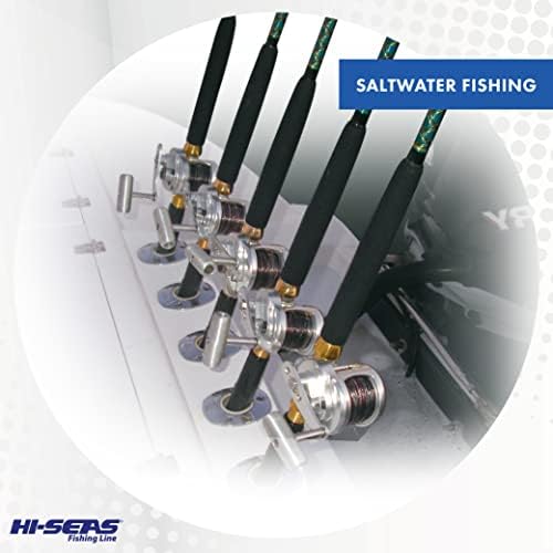 Риболов линия от монофиламенти HI-SEAS Quattro - Малозаметная, 4-цветен камуфляжная, здрава и устойчива риболов линия за