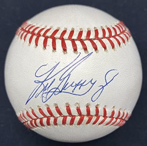 Кен Гриффи - младши Подписа Бейзболен JSA - Бейзболни топки с автографи