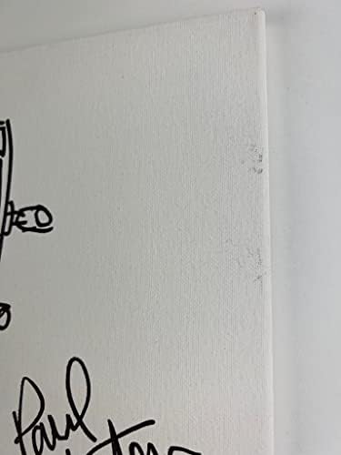 Пол Хюстън е подписала и нарисува на Платно с размер 12x12x,5 На ST Star Wars Chicken Уокър с автограф за удостоверяване