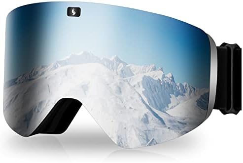 Ски очила BENICE,OTG Очила за каране на Сноуборд С Подвижни Двухслойными Лещи, Снежни Очила с защита срещу замъгляване и ултравиолетовите
