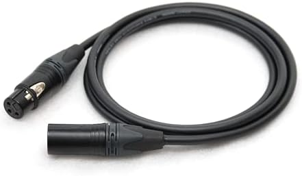 Кабел с микрофон MOGAMI 2534 XLR (4,9 фута) Черен