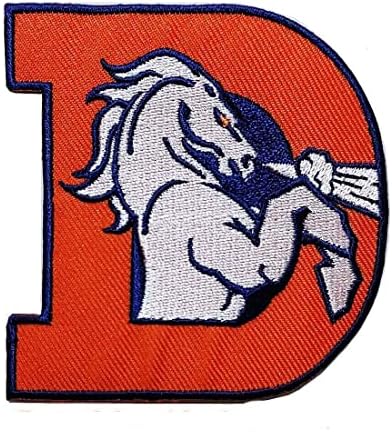 Логото на любимия си отбор Kanin Rugby Denver, Лого Шлем и Сърце, Ленти с Бродерия, с Мотив Направи си сам, Шир Или Пришивай