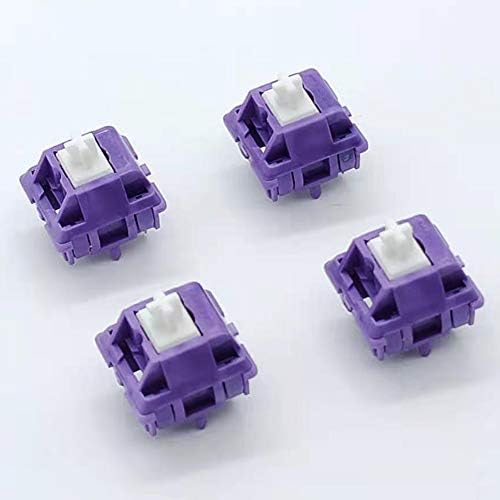 Тактилни ключове клавиатура от материал Tecsee Purple Panda PME | В череша стил | Механична геймърска клавиатура