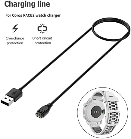 USB кабел за бързо зареждане часа CSYANXING за COROS (за PACE2, за APEX/pro/42, за VERTIX/2)