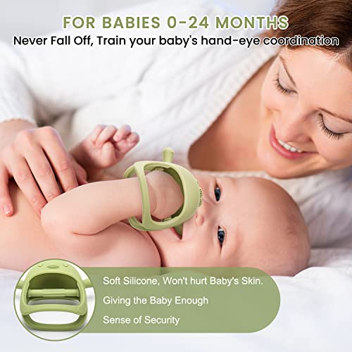 Играчки за никнене на млечни зъби за бебета 0-6 6-12 месеца, MISLILI, Никога Не роняющие Детски играчки-прорезыватели