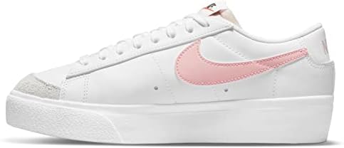 Найки W Блейзър Обувки на ниска платформа Бяло Розова Глазура Размер на 7