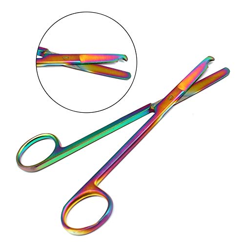 LAJA ВНАСЯ Комплект от 5 Цветни Титанови Преливащи ножици за бродиране 5,5 от Неръждаема стомана
