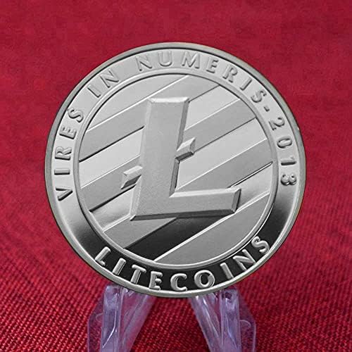 Креативна Монета Litecoin Колекция от Сувенири със Сребърно покритие Litecoin Art Collection Физическа Възпоменателна Монета