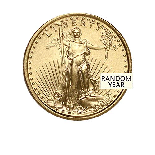 1986 - до Момента (Случаен година) Монета American Gold Eagle тегло 1/10 унция, Брилянт, не циркулационни в кутия