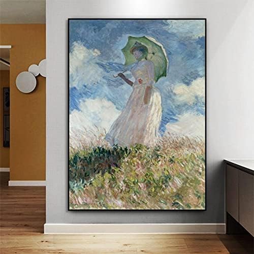 Световно известната картина на Моне Верандата Пейзаж Декоративна Живопис Модерен Коридор Преминаване Подвесная Картина