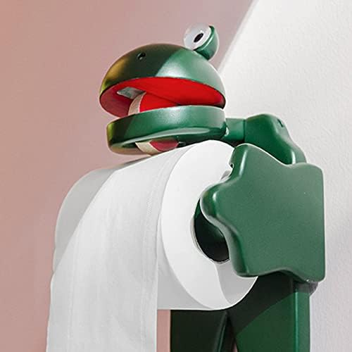 Лающая 13-инчов Жаба Държач за Тоалетна Хартия, монтиран на стената стойка За Съхранение на Цветна Тоалетна Хартия В Банята