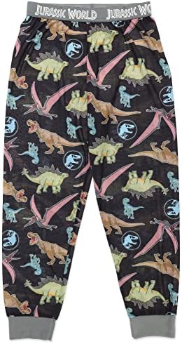 Пижамный комплект за момчета Свят Джурасик парк, Пижамный комплект от полиестер от 3 теми, за момчетата от 4/5 до