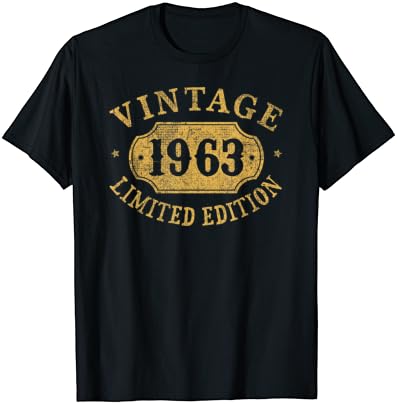 60 години юбилей 60th birthday, най-Добрата Лимитированная Тениска 1963 година на издаване