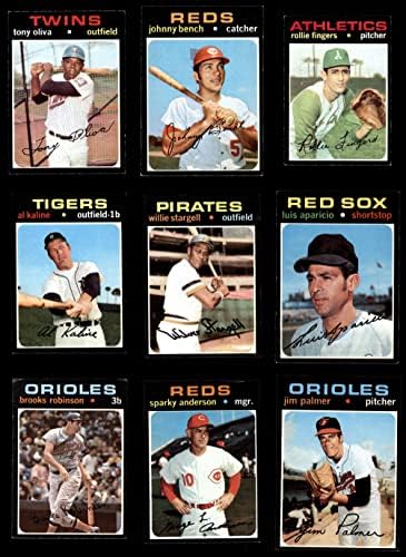 Бейзболен комплект Topps 1971 година на издаване (Baseball Set) EX/MT