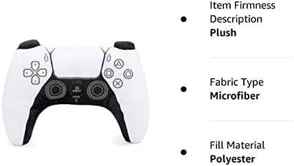 Декоративна възглавница във формата на игрален контролер PlayStation Gamer - Детска Супер Мек Плюшен възглавница-Размер