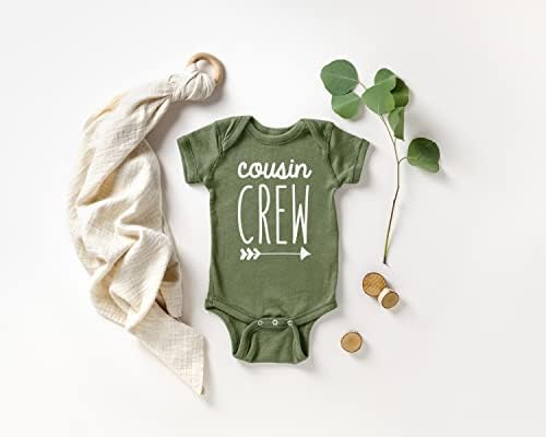 Тениски и Боди Cousin Crew Arrow за бебета и малки деца, Забавни Семейни костюми за момчета и момичета