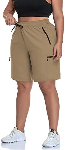 Дамски къси панталони-Карго SEKINO Размер Плюс За Туризъм, Леки, бързо съхнещи Летни къси Панталони, Спортни