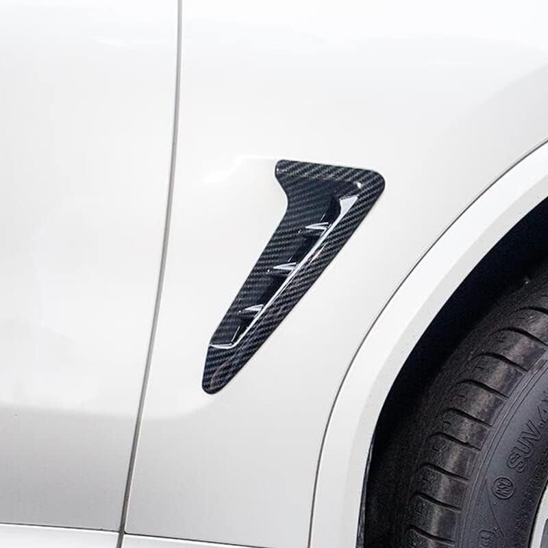 Карбоновое влакна, кола външно странично крило, отдушник, хастар, подходящи за BMW X4 2018-2019