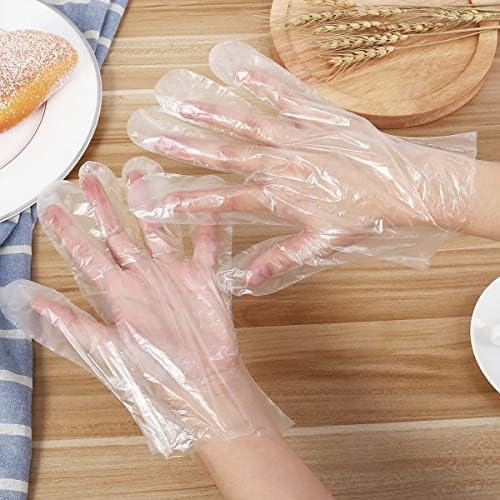 Ръкавици за еднократна употреба HHPROTECT, полиетиленови ръкавици, ръкавици от храна филм, дамски ръкавици, 100