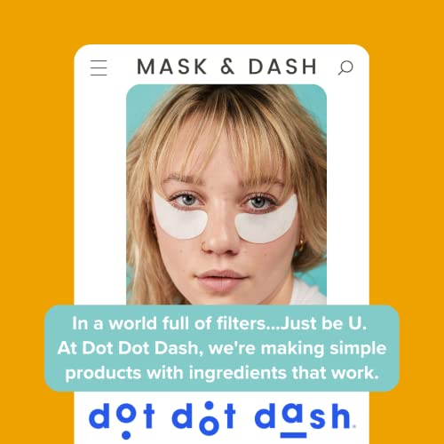Лепенки Dot Dot Dash под очите - охлаждащи маска за очи, които намаляват торбички под очите и подпухналостта, с пептидами