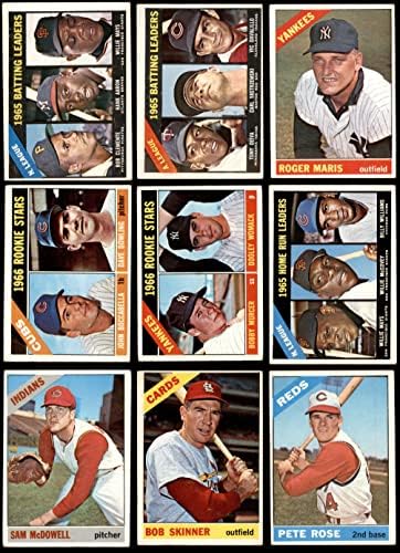 1966 Пълен комплект Topps Baseball Low Number (Бейзболен набиране) GD+