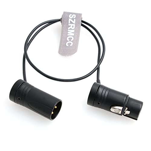 SZRMCC XLR Кабел XLR с 3-пинов конектор и 3-Пинов конектор XLR Нископрофилен аудио кабел за Звукови устройства