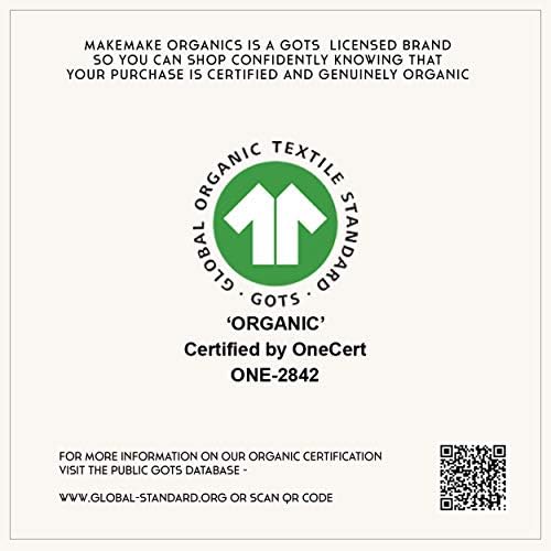 Младежки калъфка MakeMake органична материя от органичен памук (опаковка от 2), Сертифицирани DESI калъфка за възглавница