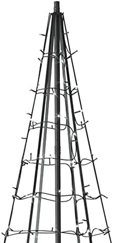 Мерцающая светлинна коледна елха – Контролирано приложение на коледната елха на флагштоке с 1000 светодиода