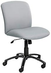 Голям и висок стол със средна облегалка Safco Products Произведение 3491GR, сиво, подходящи за използване в режим 24/7, побира до 500 кг (с Допълнителни подлакътници продават се ?