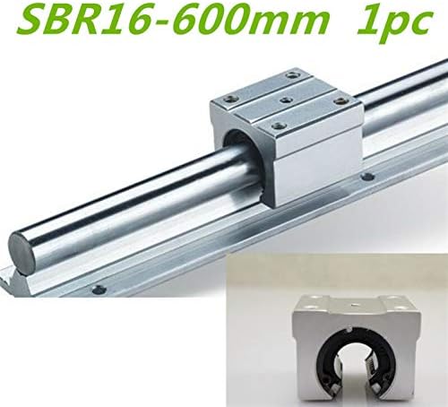 Линейни Направляващи SBR16 16 мм, Кръгли Линейни Направляващи SBR16-600 mm за Детайли с CNC