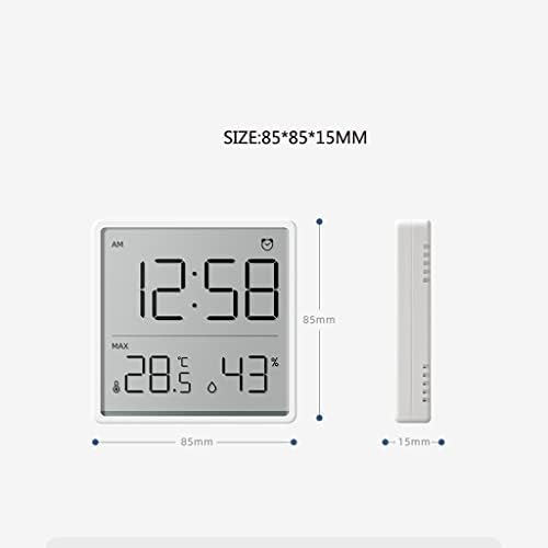LUVADU ZCX Цифров Термометър за стая, 2 броя, Дигитален Термометър-Влагомер за помещения, Лесен за Разчитане LCD дисплей за Домашния