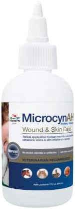 Спрей за грижа за раните и кожата на домашни любимци Manna Pro Microcyn AH 89 мл, 3 Грама, БЯЛ