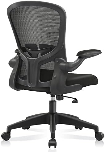 Офис стол FelixKing, Ергономичен Работно стол с регулируема височина, Въртящо Компютърно Сетчатое стол с лумбална опора