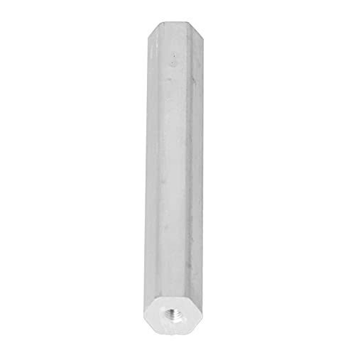 Шестограмен пръчка алуминиева сплав, лесна за използване Прът вала отвор за винт М4 за оборудване (4104-0012-0080)