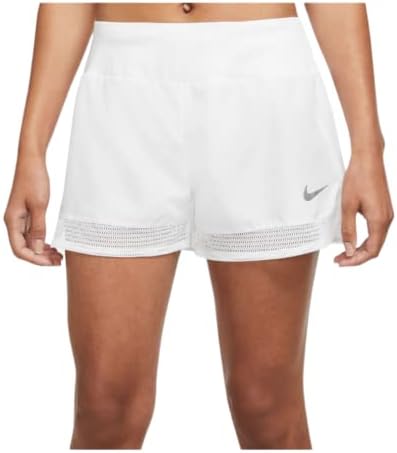 Дамски шорти за бягане Nike Dri-FIT Crew Бял цвят