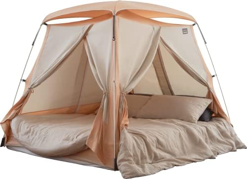 DDASUMI Suite 4-рамка, която е Покрита палатка-легло, Детска палатка за уединение на легла за топла и комфортна палатка