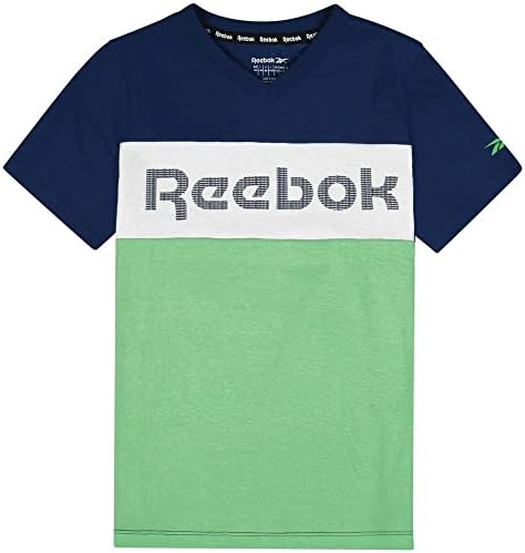 Класическа тениска с графичен дизайн за момчета Reebok с къс ръкав