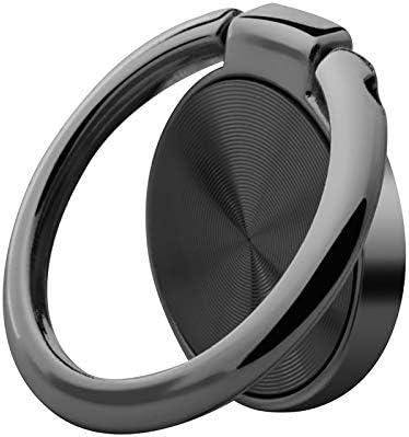 LANETNCY Притежателя на пръстена за телефон Метална Поставка за улавяне на халки с Въртяща се на 360 ° Стойка
