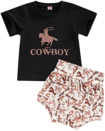 vchoohce/ Летни дрехи за малки момчета, Тениска с къс ръкав и писмото принтом, Топ и къси Панталони, Комплект