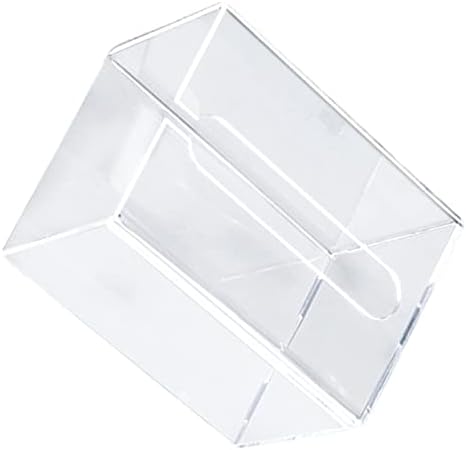 Cabilock 5шт Акрилна Кутия за Салфетки Прозрачен Държач За Кърпички в Опаковка За Памучни Дискове Прозрачна Кутия за