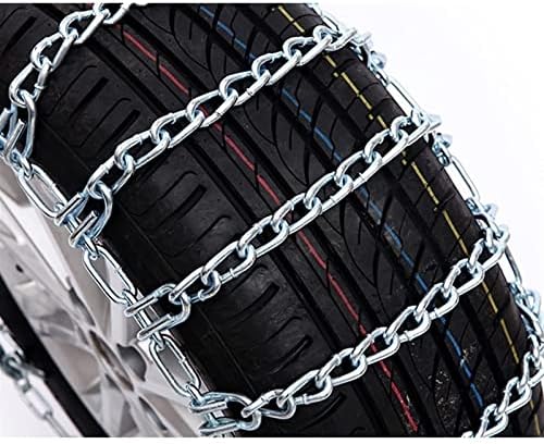 Устойчива на плъзгане верига за сняг на гуми GANG, Дърпане верига за гуми за лекотоварни автомобили/джипове - Комплект от