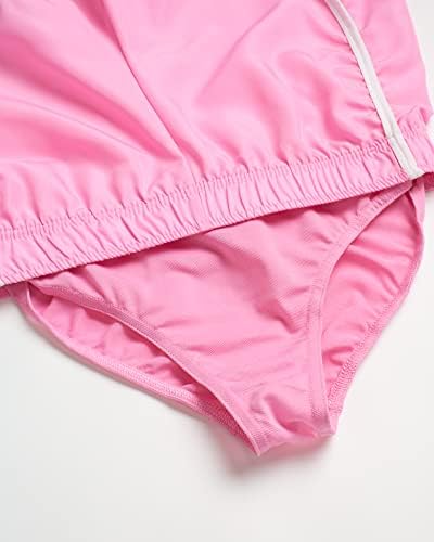 Къси панталони за момичета с ръкавици за тяло - 4 опаковки спортни шорти Атлетик Performance Dry Fit Dolphin,
