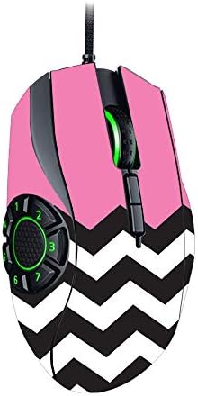 Корица MightySkins, съвместими с игри на мишката Razer Naga Hex V2 - Розово Шеврон | Защитно, здрава и уникална