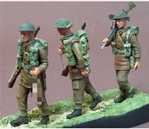 Комплект от фигури на британски войник от смола 1/35 на Втората световна война, Умален модел от смола // Yc-548