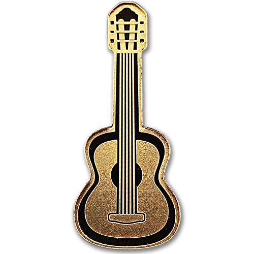 2022 PW (Година на производство) 1/2 грам Палау Златната китара Официално законно платежно средство на Монетата